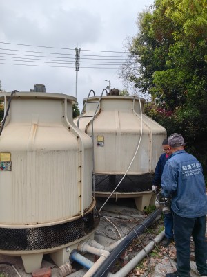 内江125t冷却塔填料更换案例